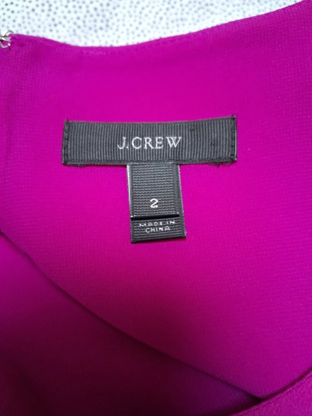 J CREW Purple Dropped Waist Long Sleeve Dress sz 2